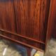 Danish rosewood sideboard with bar cabinet by E. W. Bach, 1960s