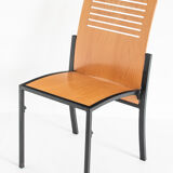 Ensemble de 7 chaises Robert vintage par Thomas Albrecht pour Atoll, Allemagne 1980