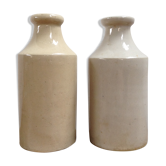 Duo of apothecary vials in sandstone