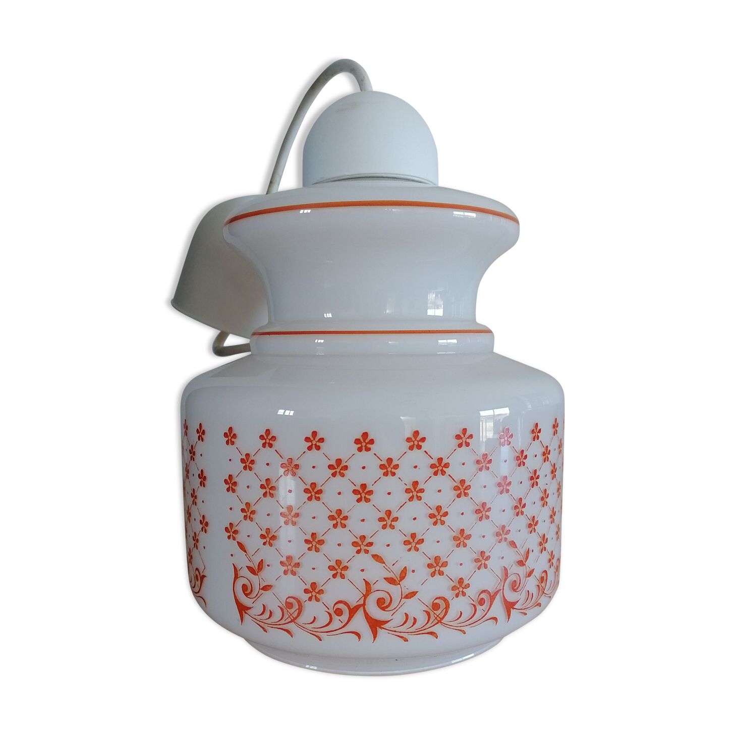 70s opaline suspension