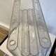 Transparent magazine holder Kartell by Giotto Stoppino, 70s