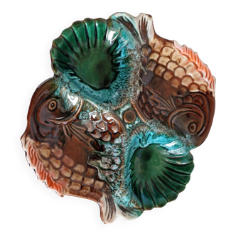 Zoomorphic fish dish Vallauris style