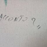 Oil painting on canvas, figures 1979 - Marcello Mori (Castelfiorentino 1925-2022)