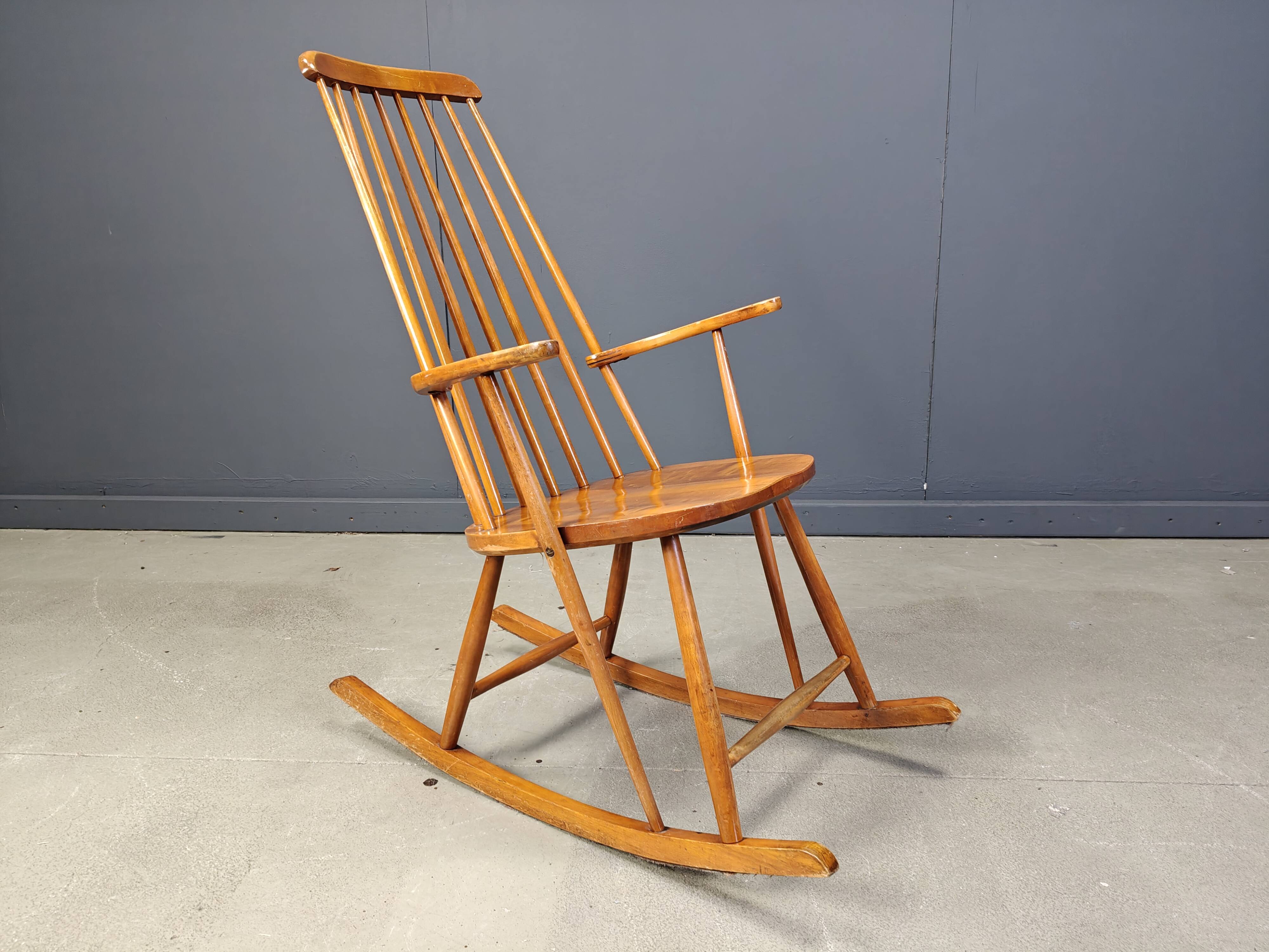 Vintage danish rocking chair, 1960s