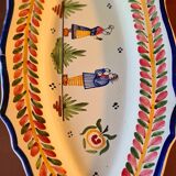 Large earthenware dish