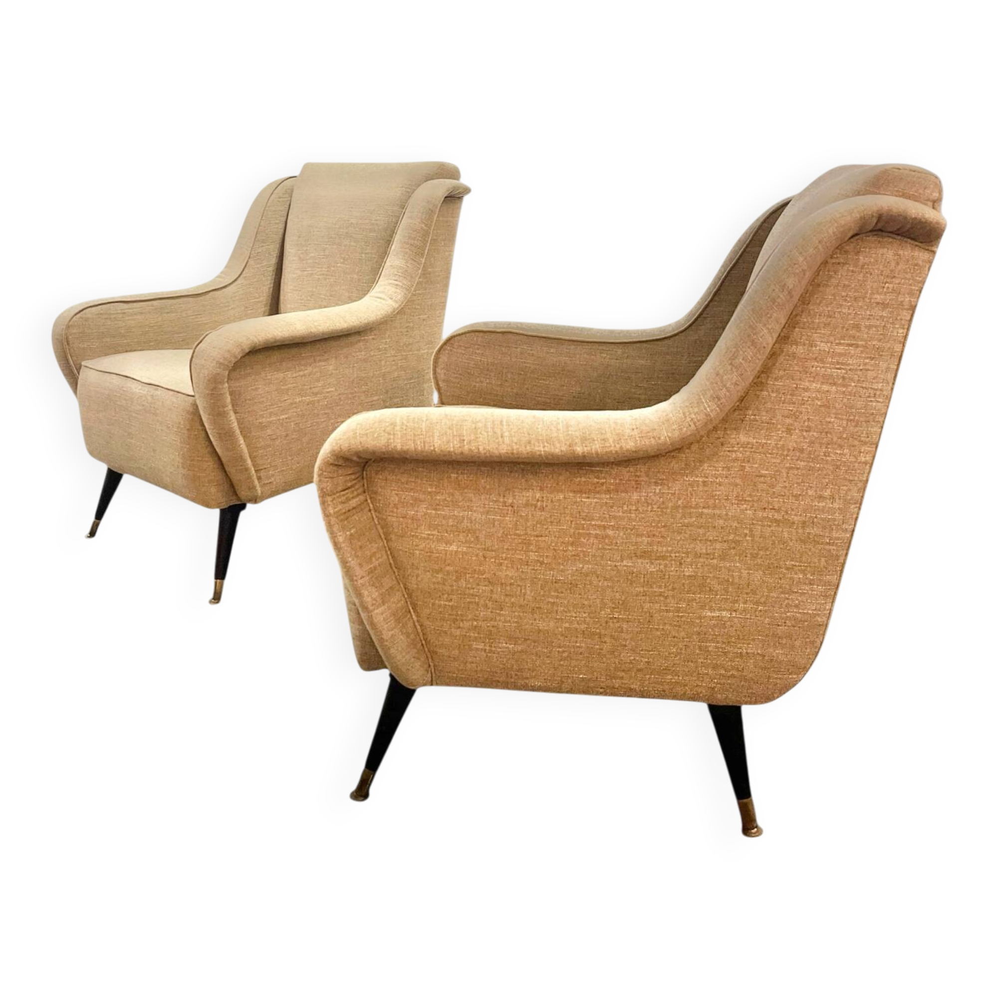 Paire de fauteuils 1950
