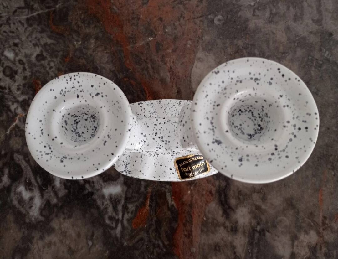 Speckled candle holder Alain Guillard