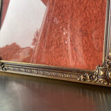 Metal gold & copper colored vintage picture frame brass