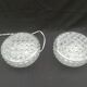 Pair of round ceiling lights