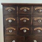 Apothecary drawer unit