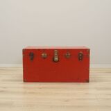 Commode rouge, design scandinave, années 1950