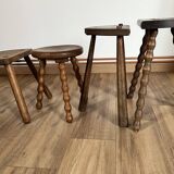 Set of 4 mismatched stools
