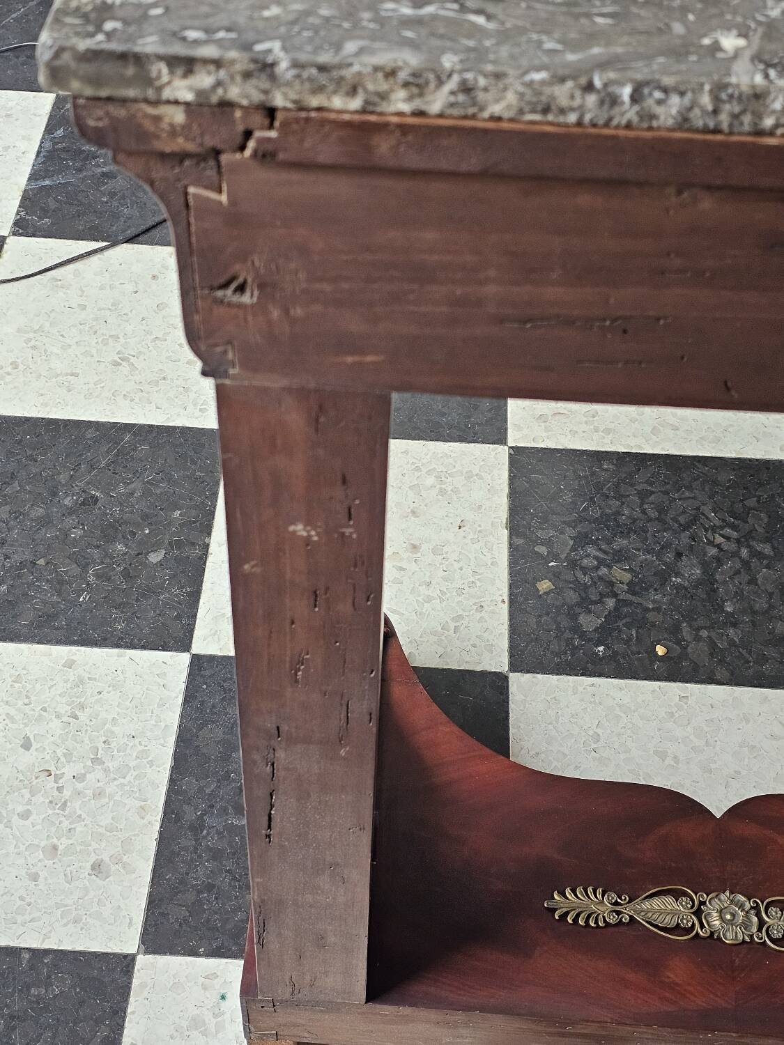 19th century Empire console