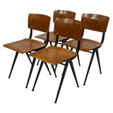 Vintage Eromes Marko Holland chairs set of four  60's Design