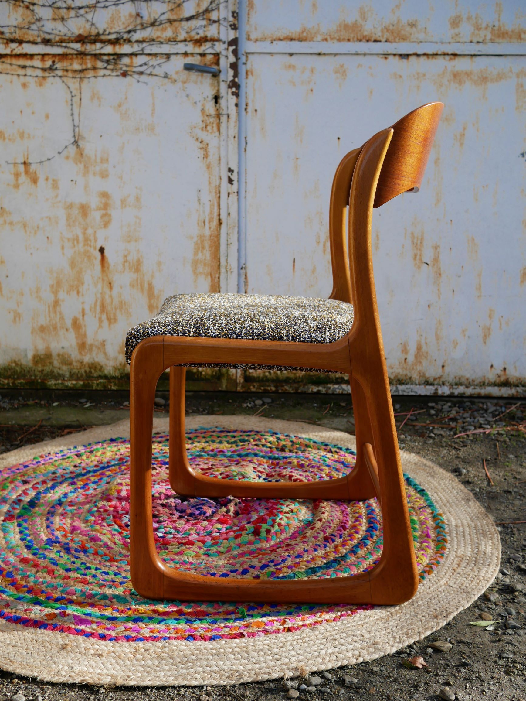 Set of 4 chairs 'sled' edited by Baumann