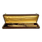 Service à gigot couteau et fourchette en inox