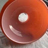 Orange opaline lampshade