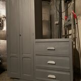 Vintage asymmetric cabinet