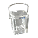 Crystal ice bucket from Sèvres, signed, vintage French design, ice bucket.
