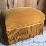 Velvet pouf