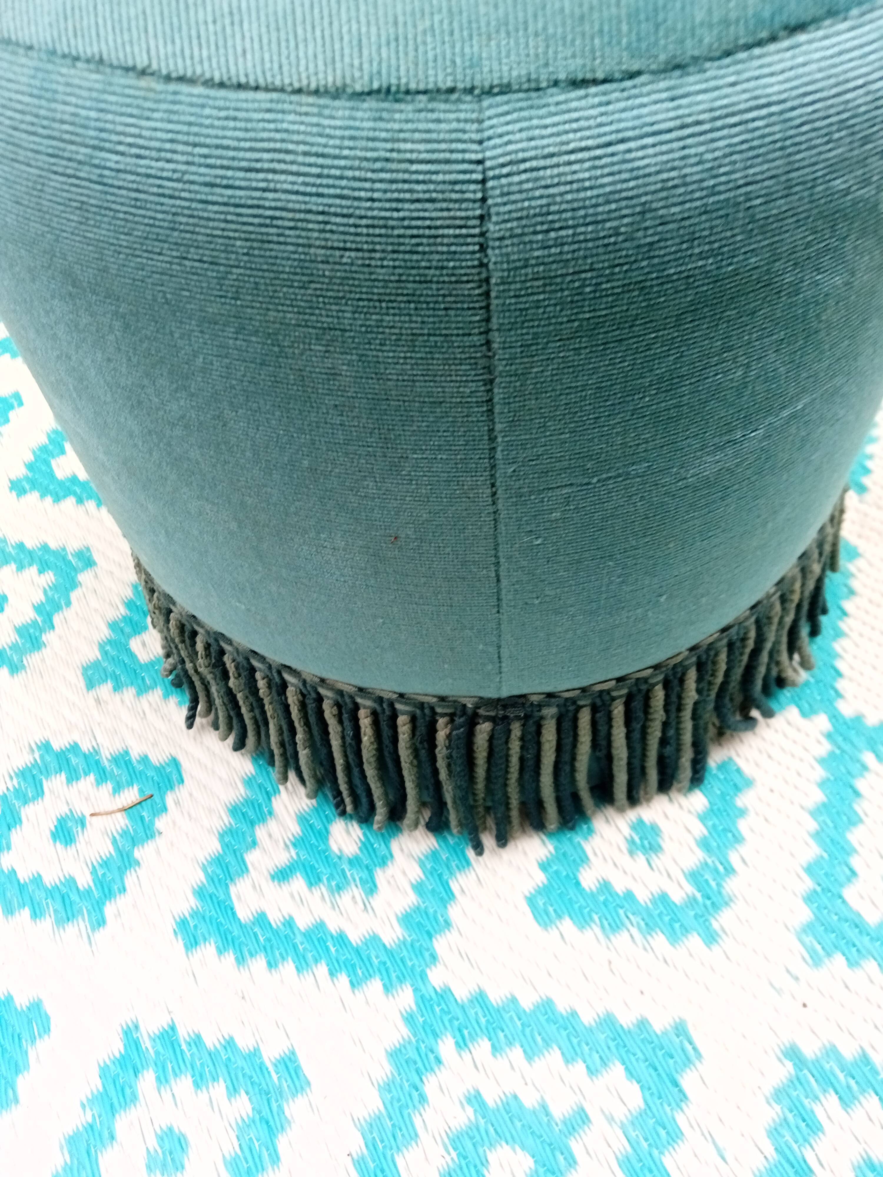 Pouf velours      :