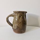 Old pitcher in pyrite stoneware