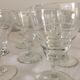 Suite of 8 wine glasses 1950/60 - blown glass