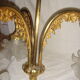 Chandelier bronze 3 tulip glass beginning XX