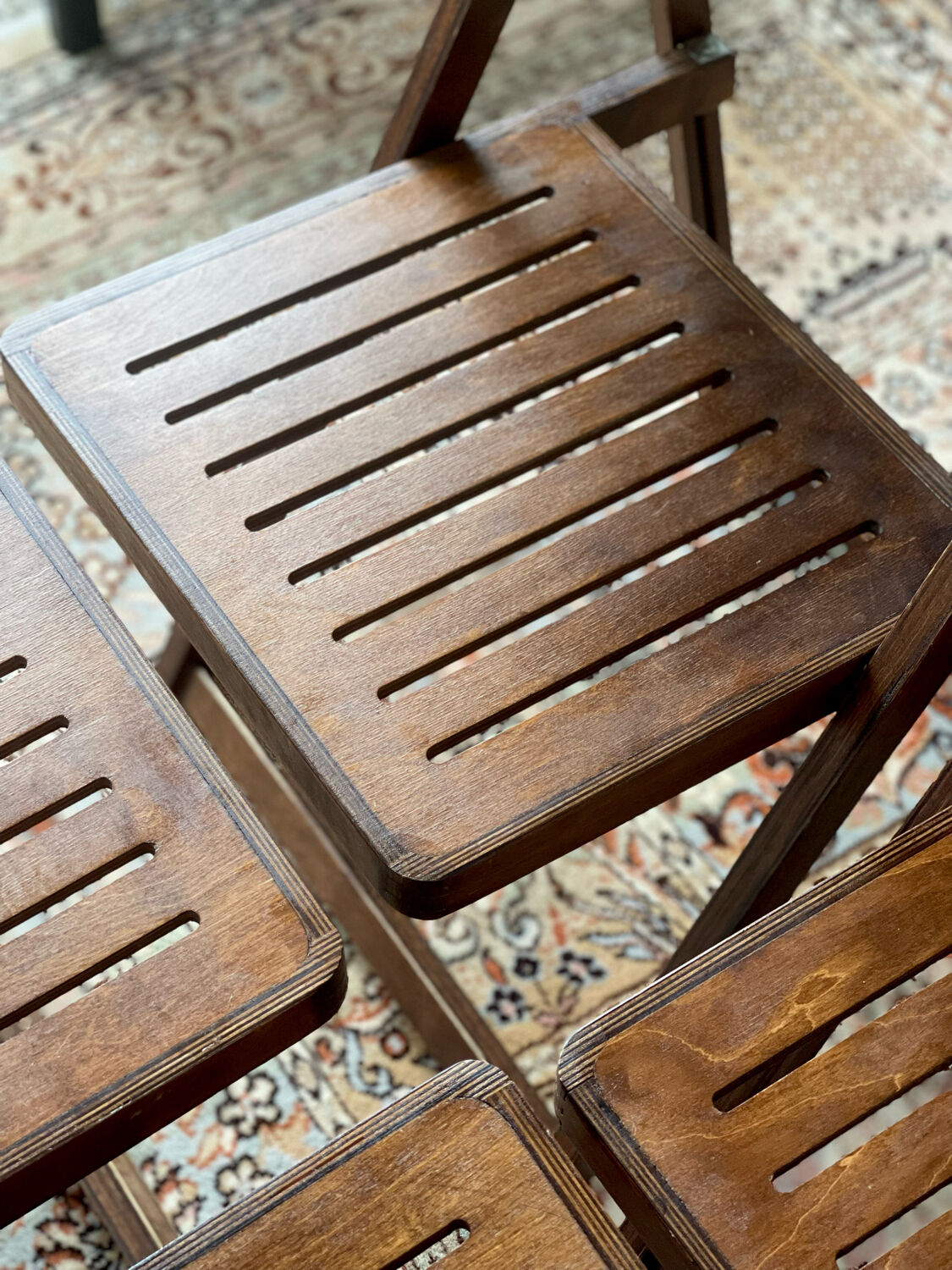 4 folding chairs 1960