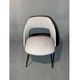 Pair of barrel chairs from the 1950s, in the style of Pierre Guariche.
