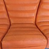 Leather sofa Saparella design Michel Ducaroy 70