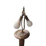 French Classic Louis XVI style Wooden Floor Lamp, mid-century