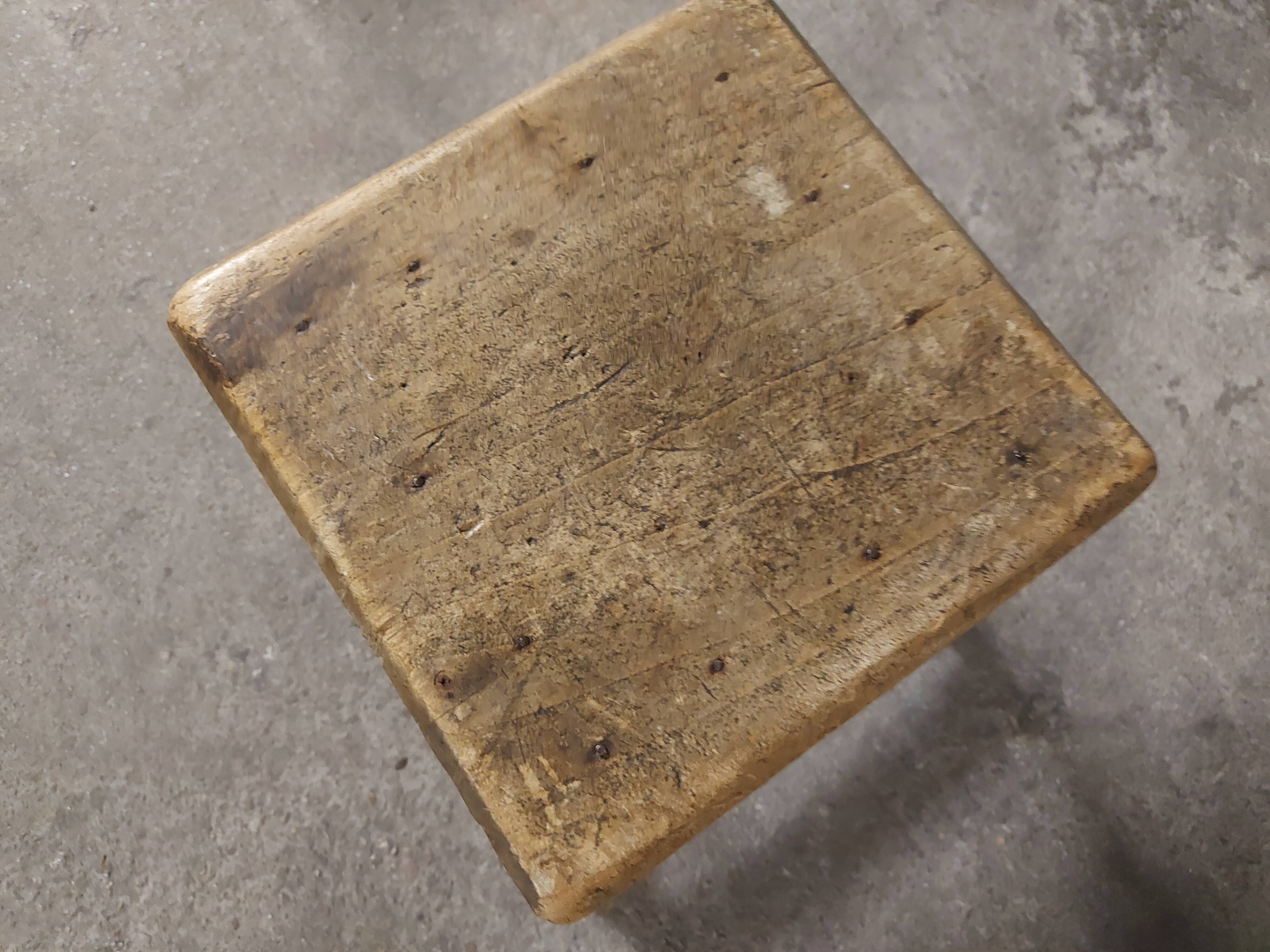 Vintage wooden stool