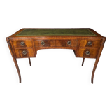 Art deco desk in curved mahogany veneer