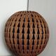 Vintage wicker pendant light