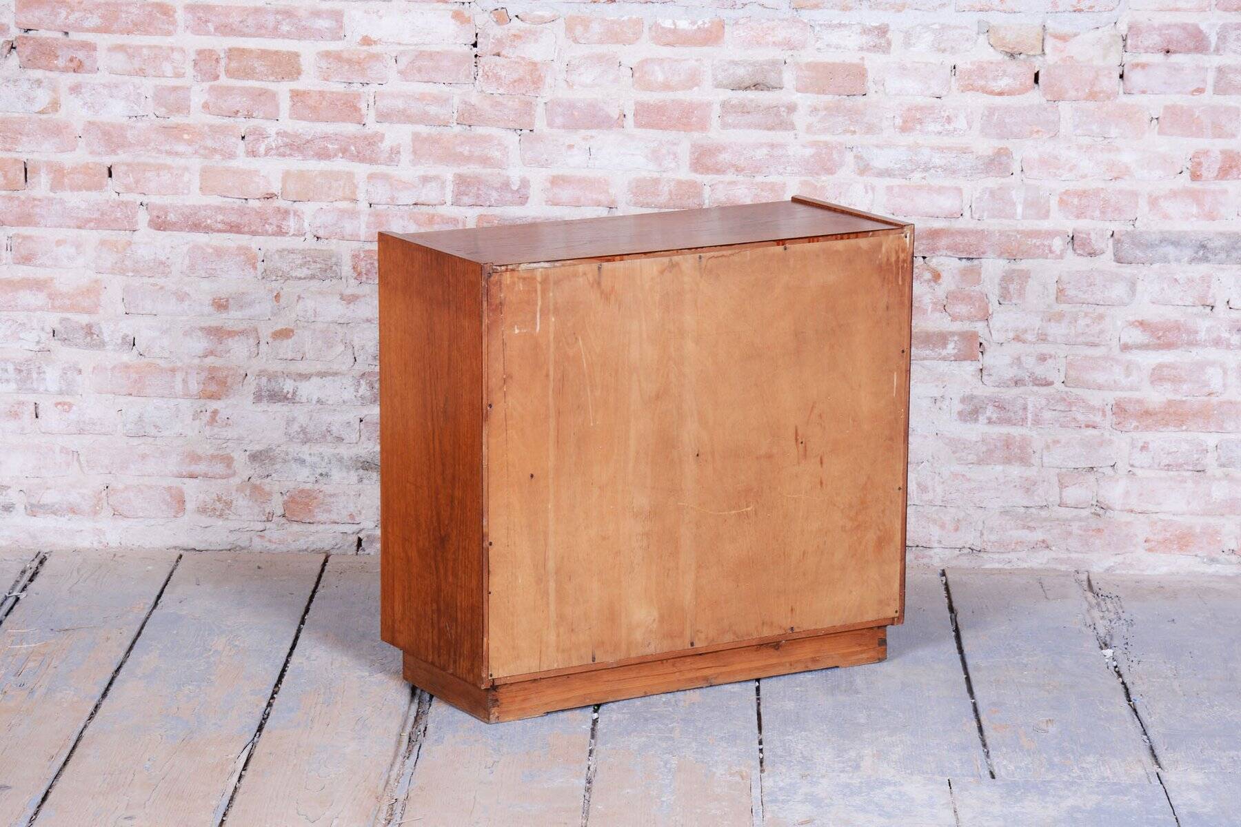 Mid-Century Bookcase in Oak attributed to Up Závody, 1950s