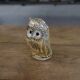 Hibou en grès émaillé par Judy Taylor