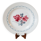 Large Digoin Sarreguemines dish, Cannes model, 1950