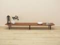Danish teak sideboard in low architectural form, Scandinavian Modern design, 1970s