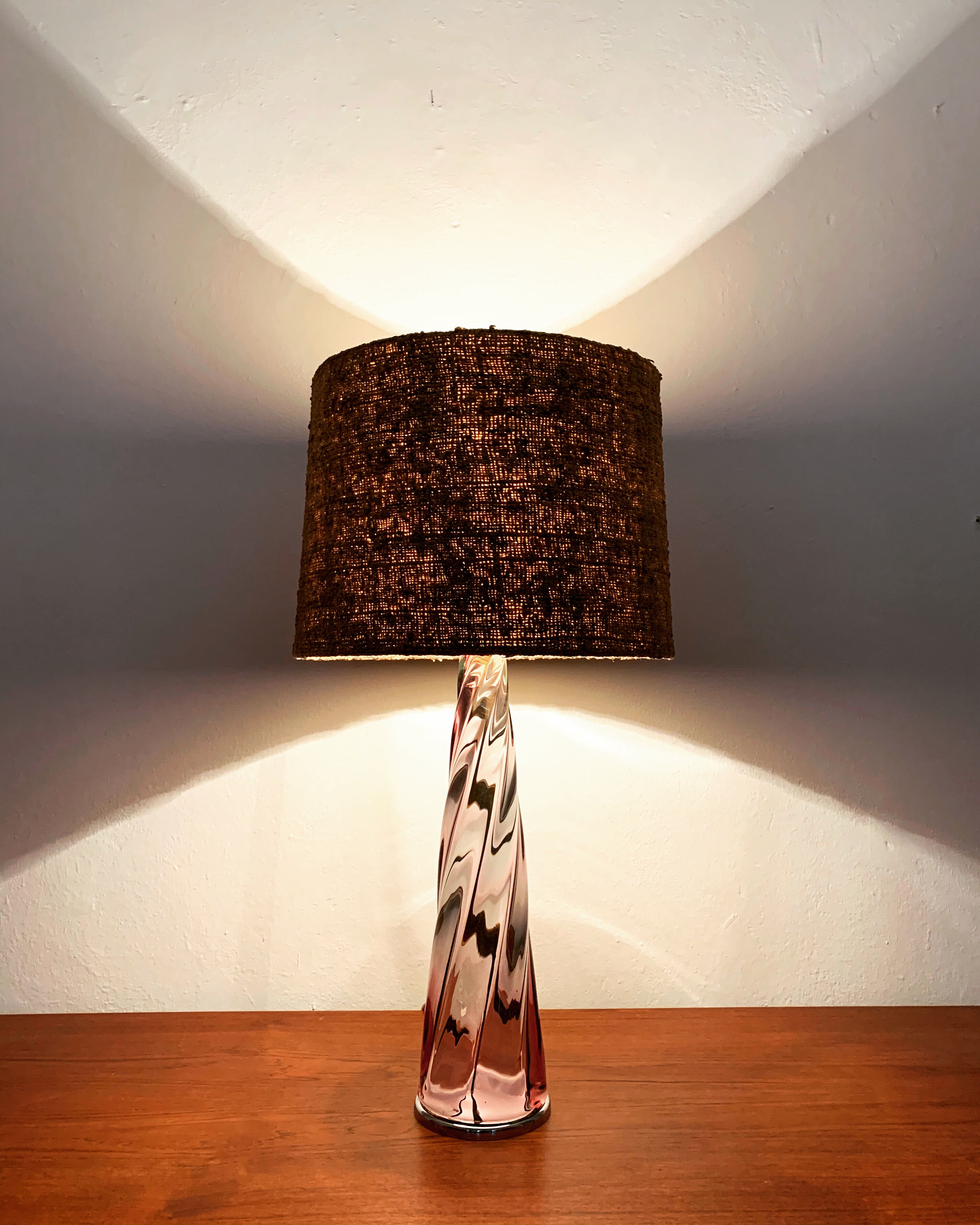 Large Murano glass table lamp