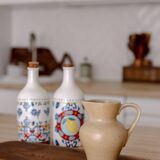 Small speckled stoneware milk jug