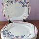 Lot de 6 assiettes plates Digoin Sarreguemines