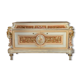 Bufet in painted and gilded wood