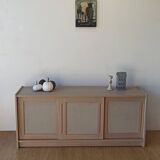 Scandinavian woden long sideboard.