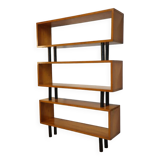 Vintage shelf with modular wooden boxes, 1960s