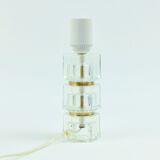 Scandinavian Mid Century Glass Bedside Table Lamp by C. Fagerlund, 1960s