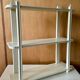 Early 20th century wooden wall shelf