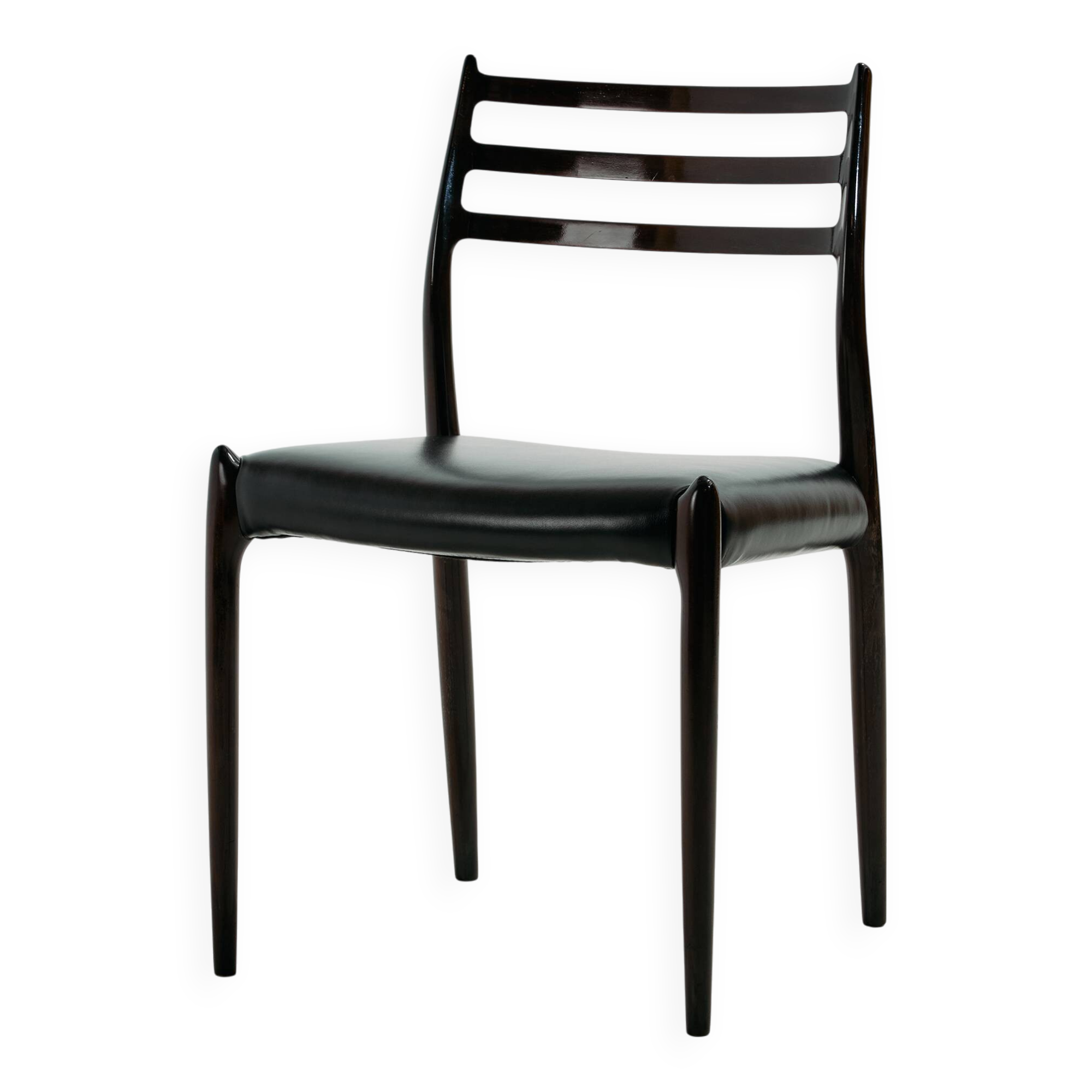 Model 78 chair, by Niels O. Møller for J.L. Møllers Møbelfabrik, Set of 2