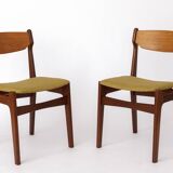Set of 4 Teak Dining Chairs in the Style of Erik Buch, Mid-Century, 1960s