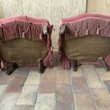 Pair of toad armchairs